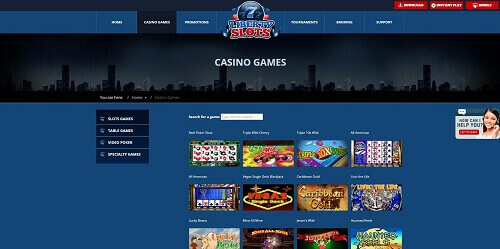 Liberty Slots online casino games