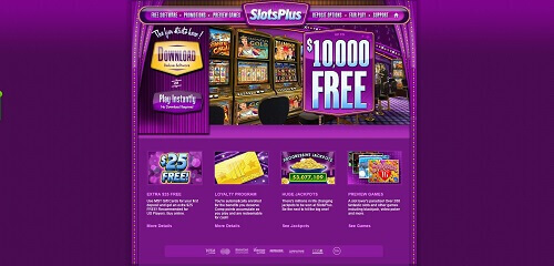 Slots Plus online casino review USA homepage