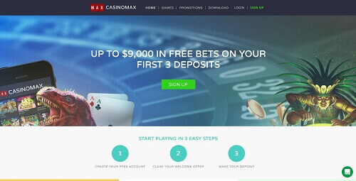 CasinoMax Homepage