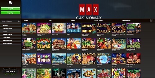 Game Selection CasinoMax